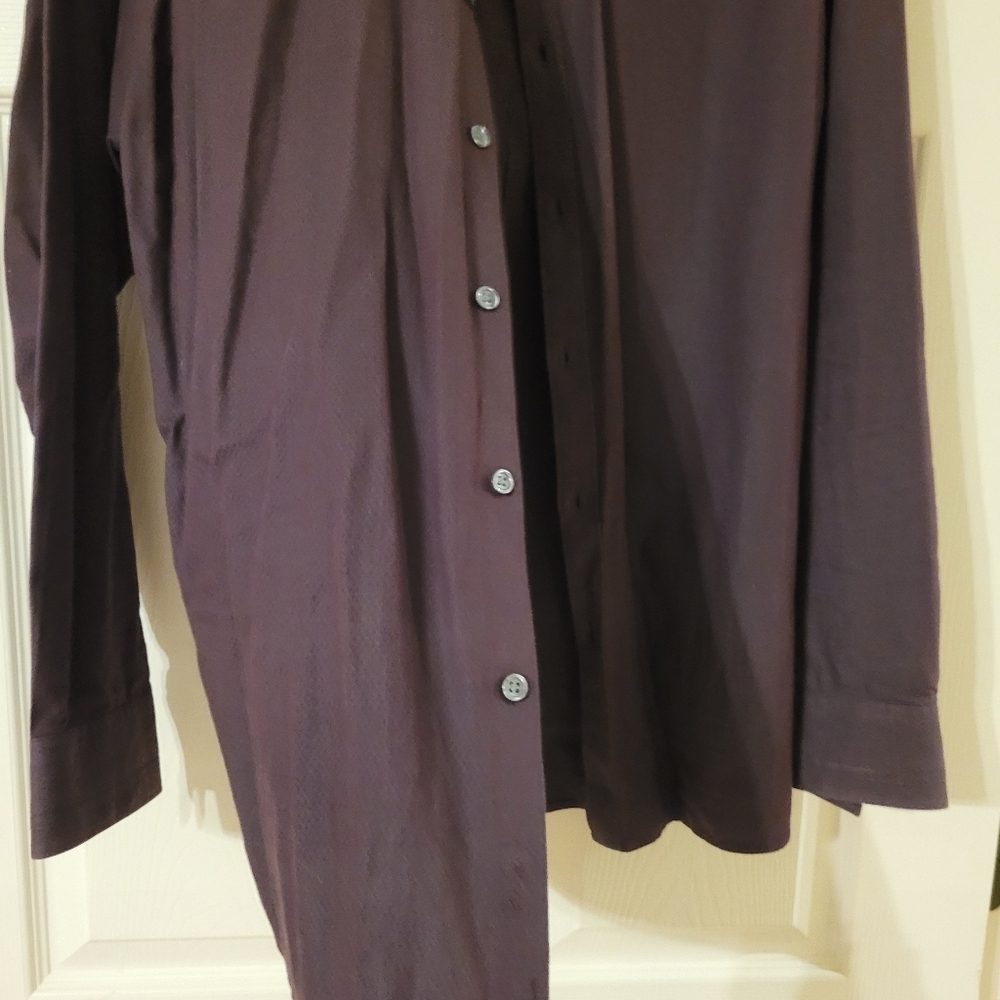 Men's Marc Anthony Slim Fit Button Front Long Sleeve Casual Dress Shirt Sz L - Picture 6 of 9
